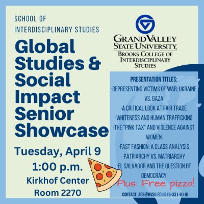 flyer for GSI Senior Showcase